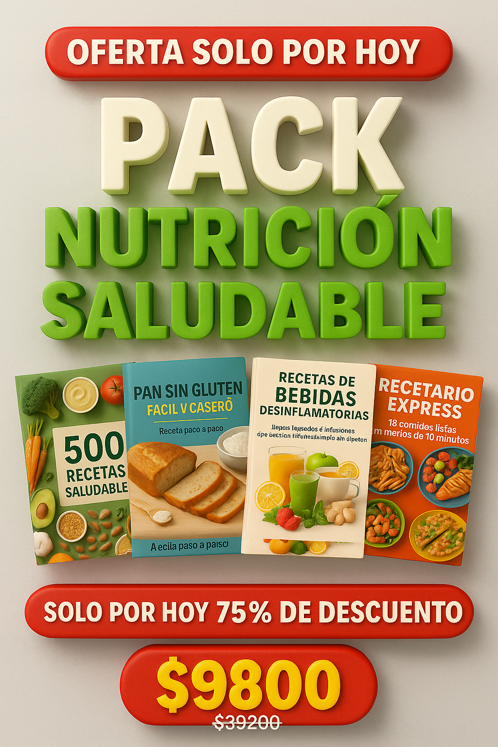 Mega Pack nutrición saludable